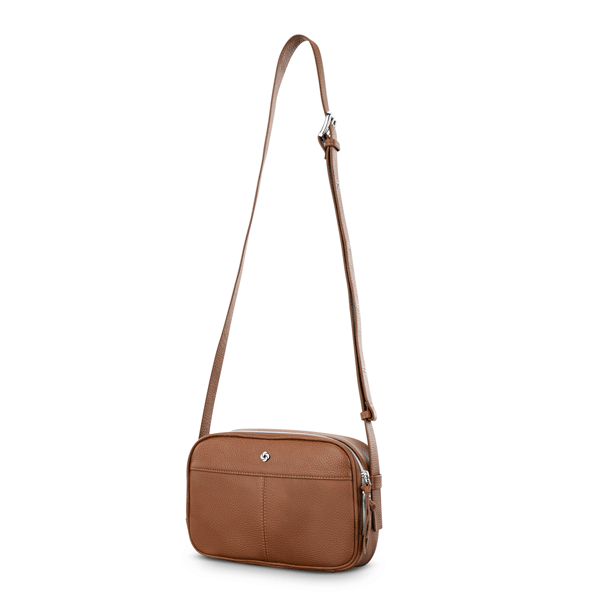 SAMSONITE MOBILE SOLUTION 2 LEATHER RFID CROSSBODY